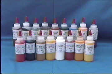 Gel Coat Pigment Colour Chart